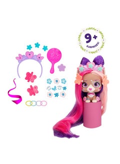 iMC Toys VIP Pets - Spring Vibes Series - Includes 1 VIP Pets Doll, 9 Surprises, 6 Accessories for Hair Styling | Girls & Kids Age 3+  - Image 2