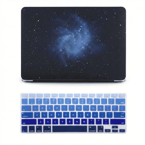 KECC Compatible with MacBook Pro 13 inch Case 2019-2016 with Touch Bar A2159 A1989 A1706 A1708 Protective Plastic Hard Shell Keyboard Cover (Blue) - Image 1