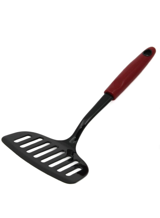 Chef Craft Select Platinum Series Nylon Jumbo Turner Red and Black 12 Inch 12106 - Image 1