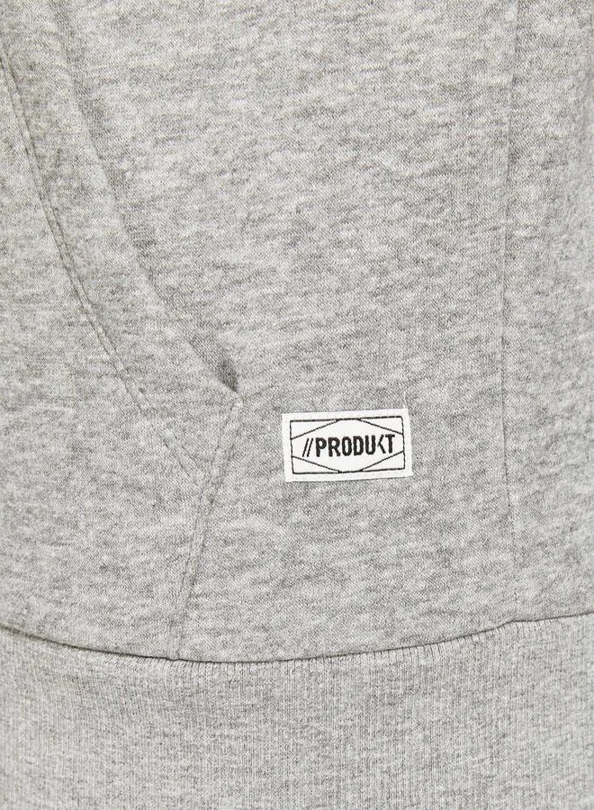 PRODUKT Basic Hooded Sweatshirt with Full Zip