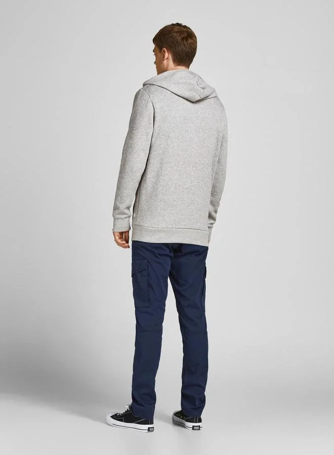 PRODUKT Basic Hooded Sweatshirt with Full Zip