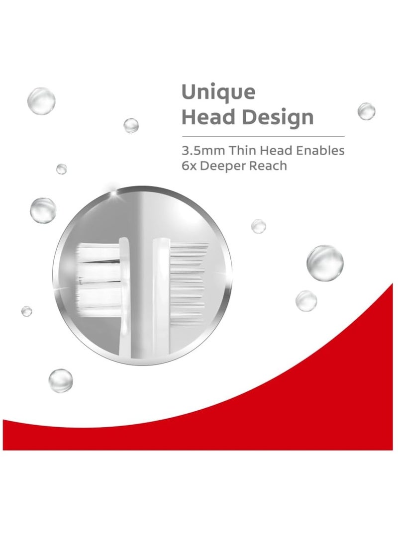 Colgate - Colgate Gentle UltraFoam Ultra Soft Bristles Manual Toothbrush for adults, 2Pcs Multicolor - Image 1