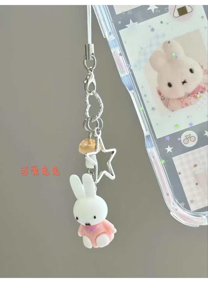 NIBEMINENT Phone Charm/ Chain Strap for Women Girls,Cute Retro Animals Cell Phone Case Lanyard Wrist Strap 