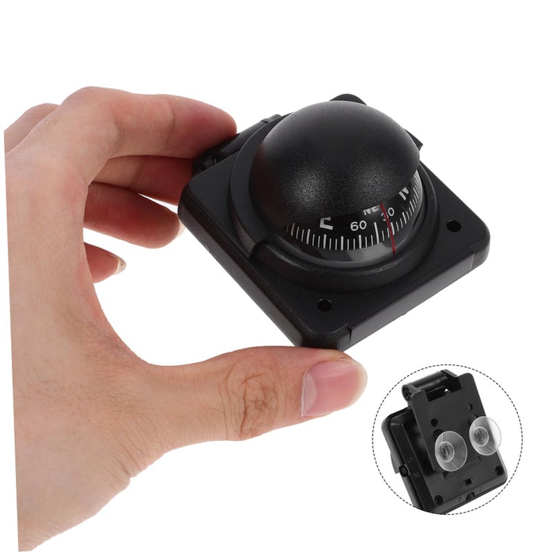 3 Pcs Car Boat Marine Dashboard Mount Compass Guide Ball Auto Navigation Tool - Image 3