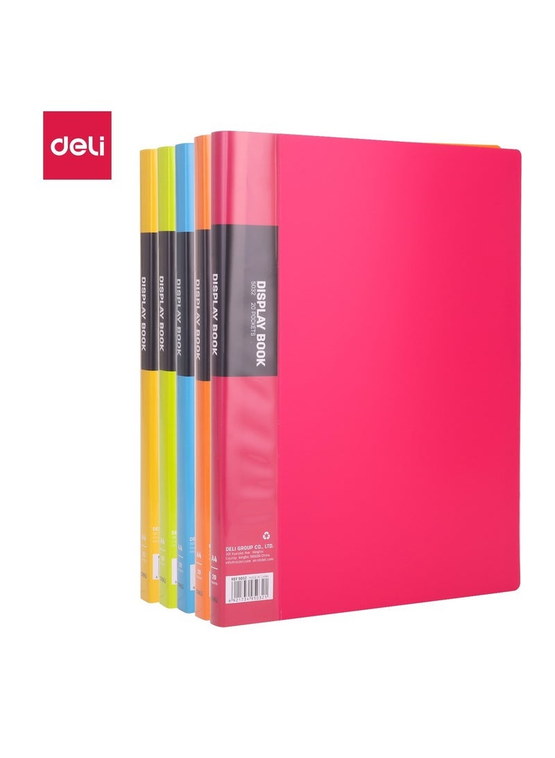 ديلي دفتر عرض Deli E5032 A4 - 20 صفحة متنوعة - Image 1