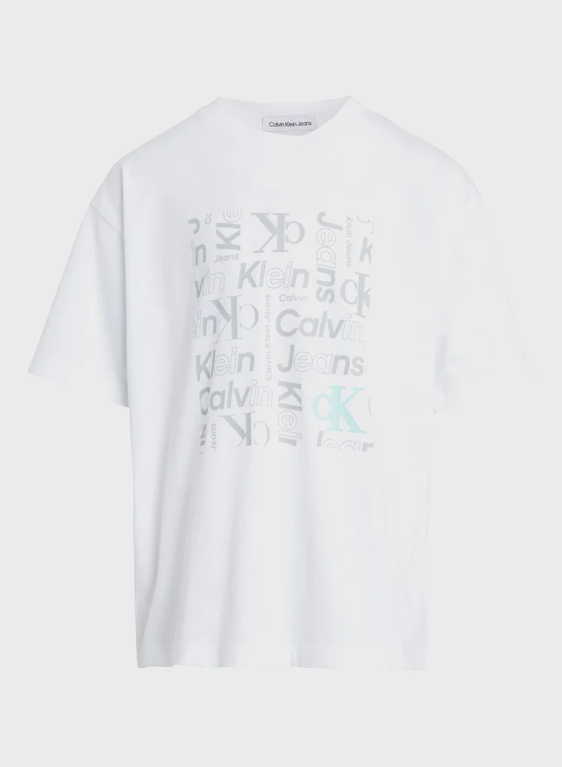 Calvin Klein Jeans Youth All Over Print T-Shirt