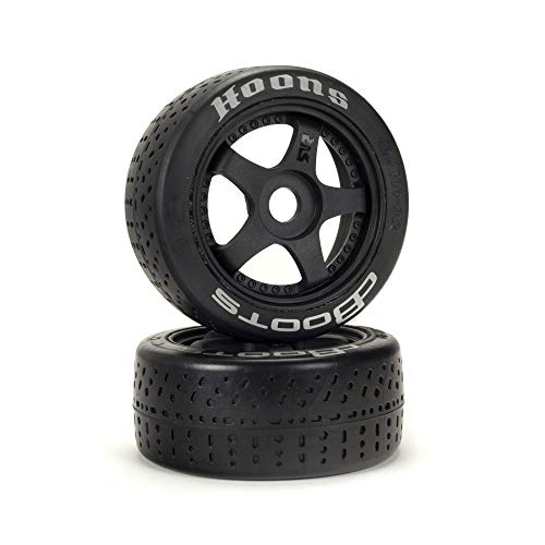 ARRMA DBoots Hoons 42/100mm Silver Belted RC Tires Mounted on 2.9" 5-Spoke 17mm Hex Wheels (Set of 2): ARA550070, Black - Image 5