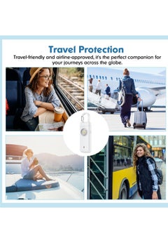Y&D Rechargeable Personal Alarm for Women, Self Defense Keychain Siren Keychains Safety, SOS Light, Type-C USB Charging, Key Ring Kids, 2PCS  - Image 5