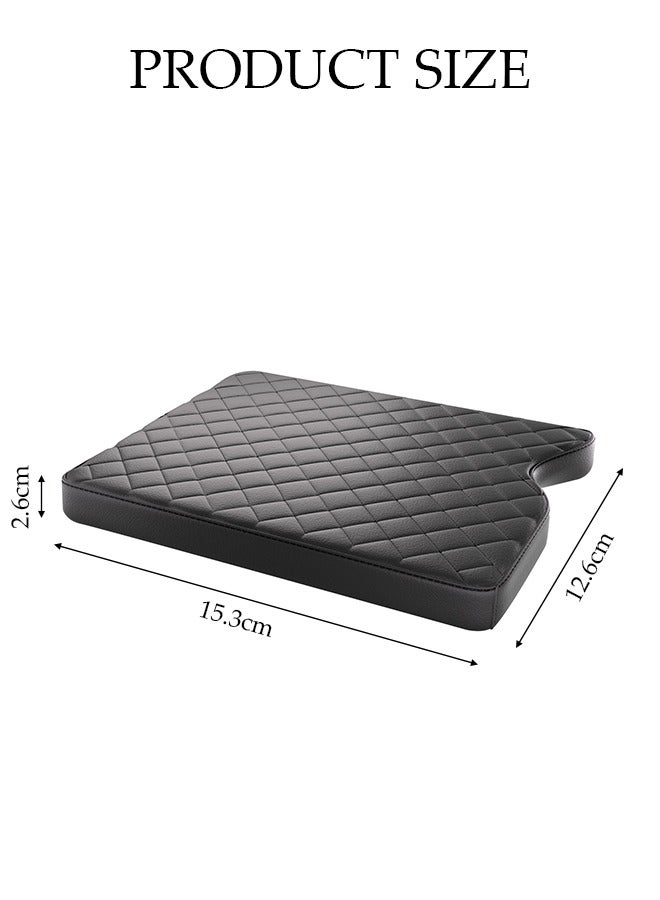 DUNISO غطاء كونسول السيارة المركزي وسادة صندوق الذراع، وسادة رفع صندوق الذراع، غطاء واقي جلدي للكونسول المركزي، وسادة الكونسول المركزي، حماية خزان الوقود المقاومة للماء، ملحقات داخلية عالمية، مناسبة لسيارات فورد F150F250F350F450F550 وسادة صندوق الذراع لمقعد القفز (F150 15-22 سنوات عالمية) - Image 2