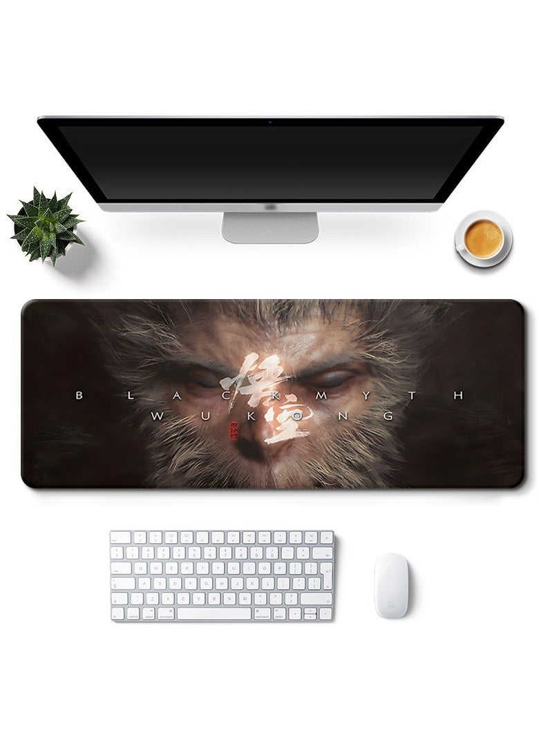 Black Myth Wukong Game Printed Large Mouse Pad, 800*300*3mm - Image 1