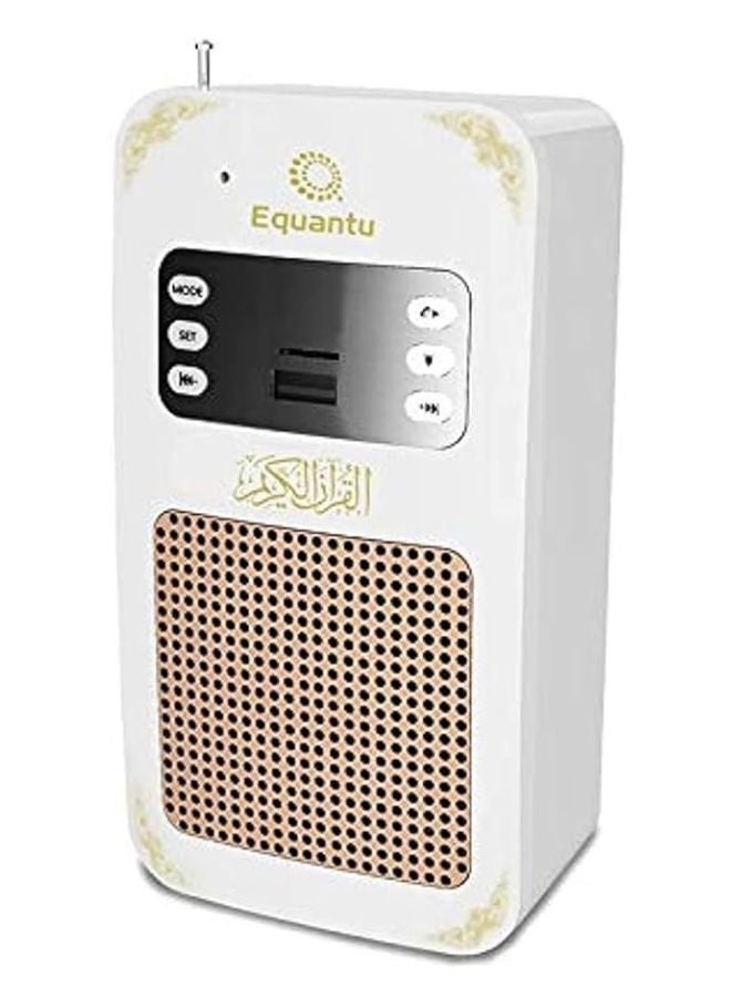 Equantu SQ669 Portable Wireless Quran Speaker LED Light Wall Plug Quran Speaker Holy Quran Speaker with Translation Bluetooth Remote Control Quran Player Radio USB Support Quran Speaker for Home School Hospitals Mosque - Image 1