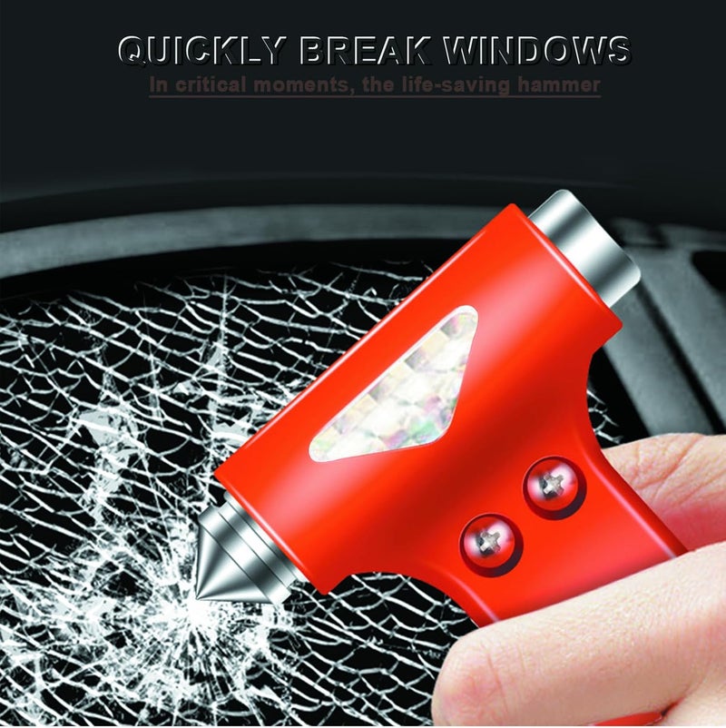 ACEBON 2-Pack Car Safety Hammer Seatbelt Cutter, Auto Emergency Escape Hammer with Window Glass Breaker and Seat Belt Cutter, Striking Escape Tool for Car Accidents - Image 3