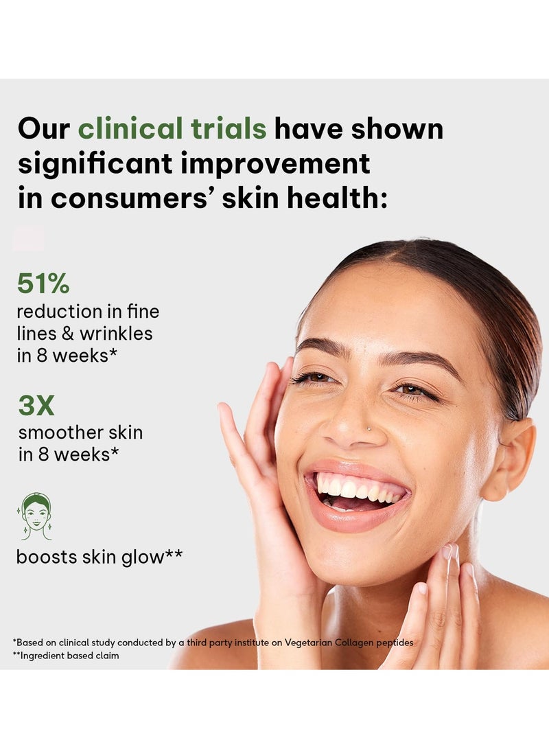 هيلث كارت مكمل الكولاجين النباتي الحيوي (فواكه مشكلة، 100 جرام) | مع البيوتين وفيتامين C وE وهيالورونات الصوديوم | لصحة البشرة والشعر والأظافر - Image 4