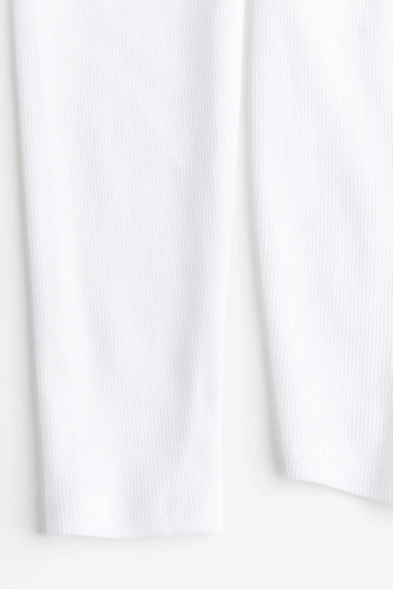 H&M Mama Ribbed Jersey Top