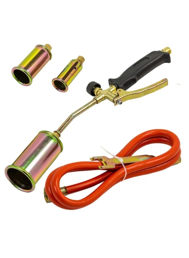 FORSAGE Gas torch head with nozzles and flexible hose (nozzles-25,35,50mm; l-390mm; l hose-1.5m), in blister - Image 2
