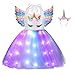 Davsolly Unicorn Costume for Girls Led Light Up Unicorn Princess Tutu Outfit for Halloween Dress Up Birthday Christmas Gifts - Image 2