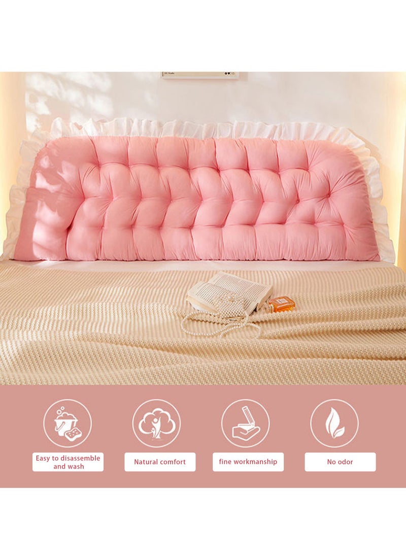Hihonor 50*180cmBed Rest Reading Pillow， Queen Soft Daybed Pillows Bolster For Bed Back Pillow For Sitting In Bed Long Pillow For Bed Reading Pillow Adult Couch Sofa Backrest - Image 5