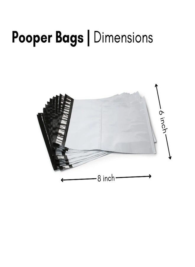 Nestiva Living Baby Diaper Disposable Bags, 100 Pack, Jumbo Pack, White - Image 3