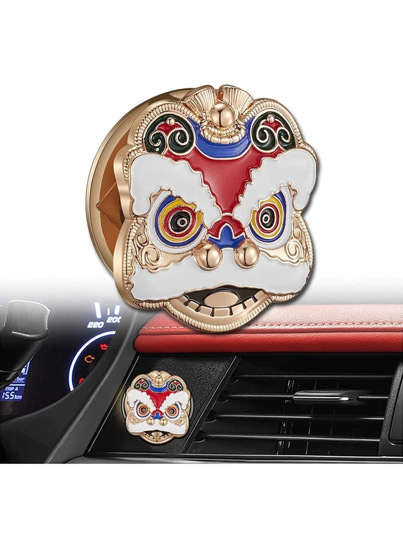 SYOSI Car Push Start bu tton Cover Lion Dance Switch Trim Cover Car Engine Start Stop bu tton Cover Universal bu tton Decoration Protector Ring Champagne Gold - Image 3