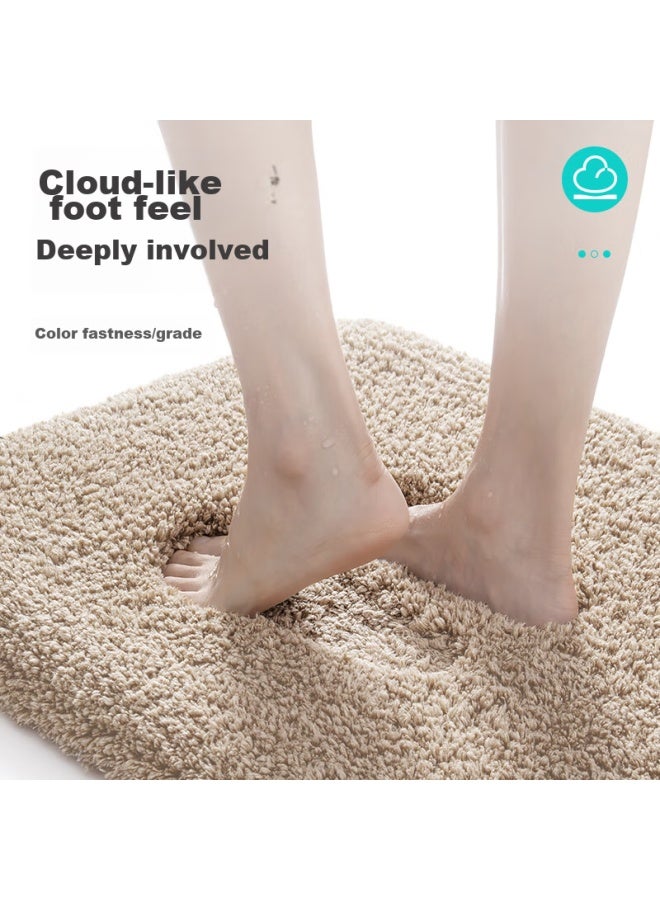Dajiang Antibacterial Bathroom Mat, Bathroom Floor Mat, Absorbent Bathroom Mat, Non-slip Hotel Floor Towel, 60x90cm - Image 5