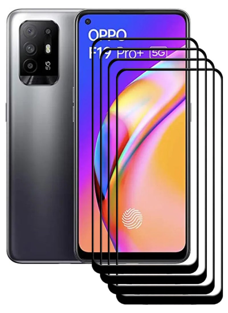 ACLIX 4 Pieces Antistatic ESD Dustproof Premium Quality High Definition Tempered Glass Screen Protector Designed For Oppo F19 Pro+ 5G - Image 1