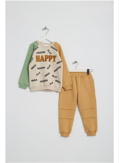 Boys Printed Cotton Set Pants and T-shirt