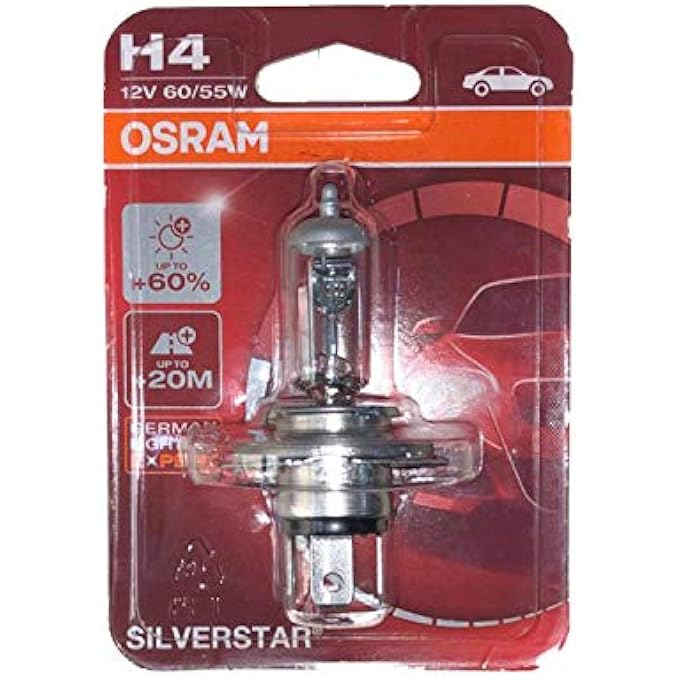 OSRAM H4 Silver Star 64193Svs Xenon Headlight Bulb 12V 6050W  For Car - Image 1