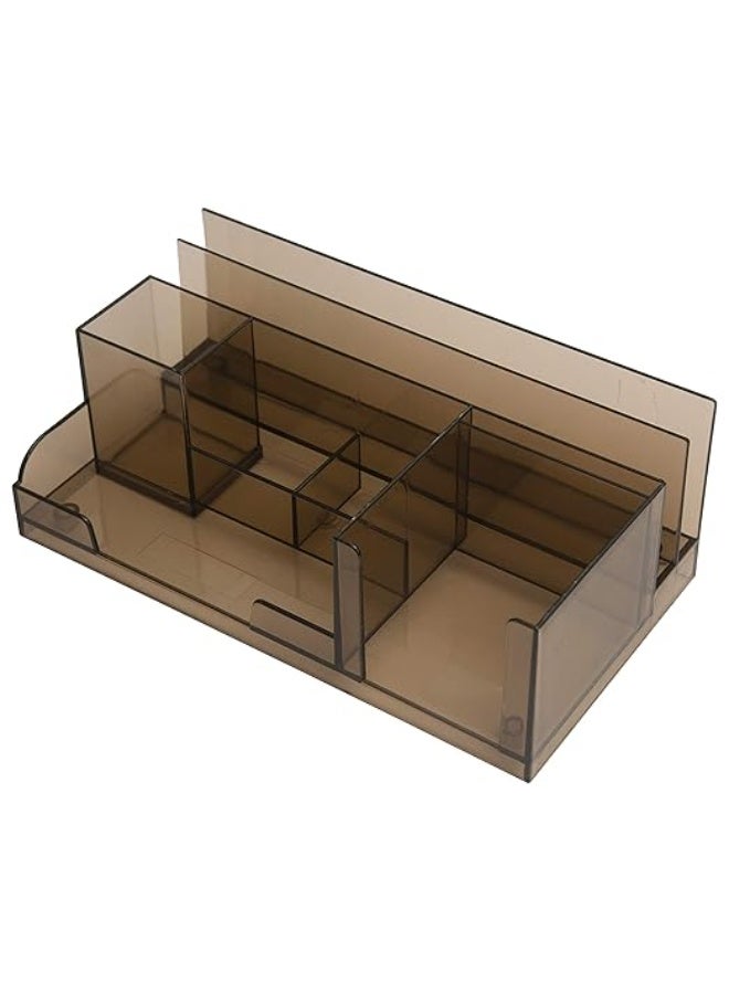 chrome Compartment Desk Holder Ideal for Home,Office,School and Workshop 9662 - Image 2