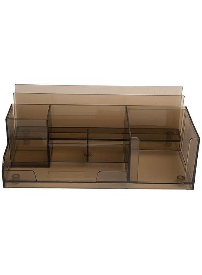 chrome Compartment Desk Holder Ideal for Home,Office,School and Workshop 9662 - Image 3