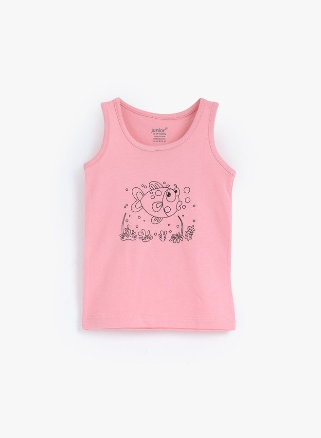 جونيور فانلة قطن بيبي بناتي - Image 1