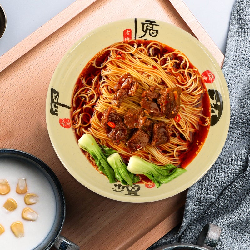1pc Restaurant Ramen Bowl Ramen Container Soup Bowl for Restaurant Font Style - Image 4