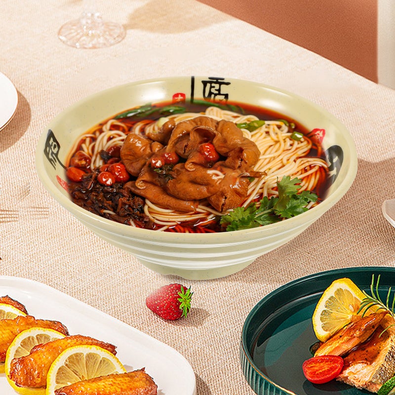 1pc Restaurant Ramen Bowl Ramen Container Soup Bowl for Restaurant Font Style - Image 3