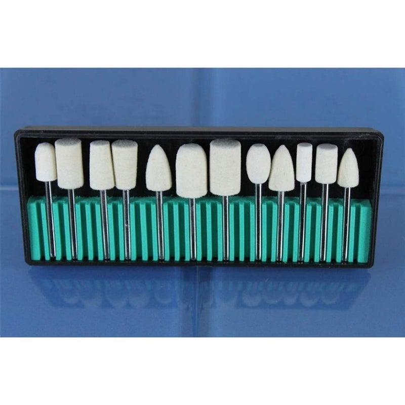 Diy Crafts 12319 11799 Felt Wool Bob Burr Polishing Grinding With 43838 Inch Shank for Dremel, Multicolor, 12 Piece - Image 3