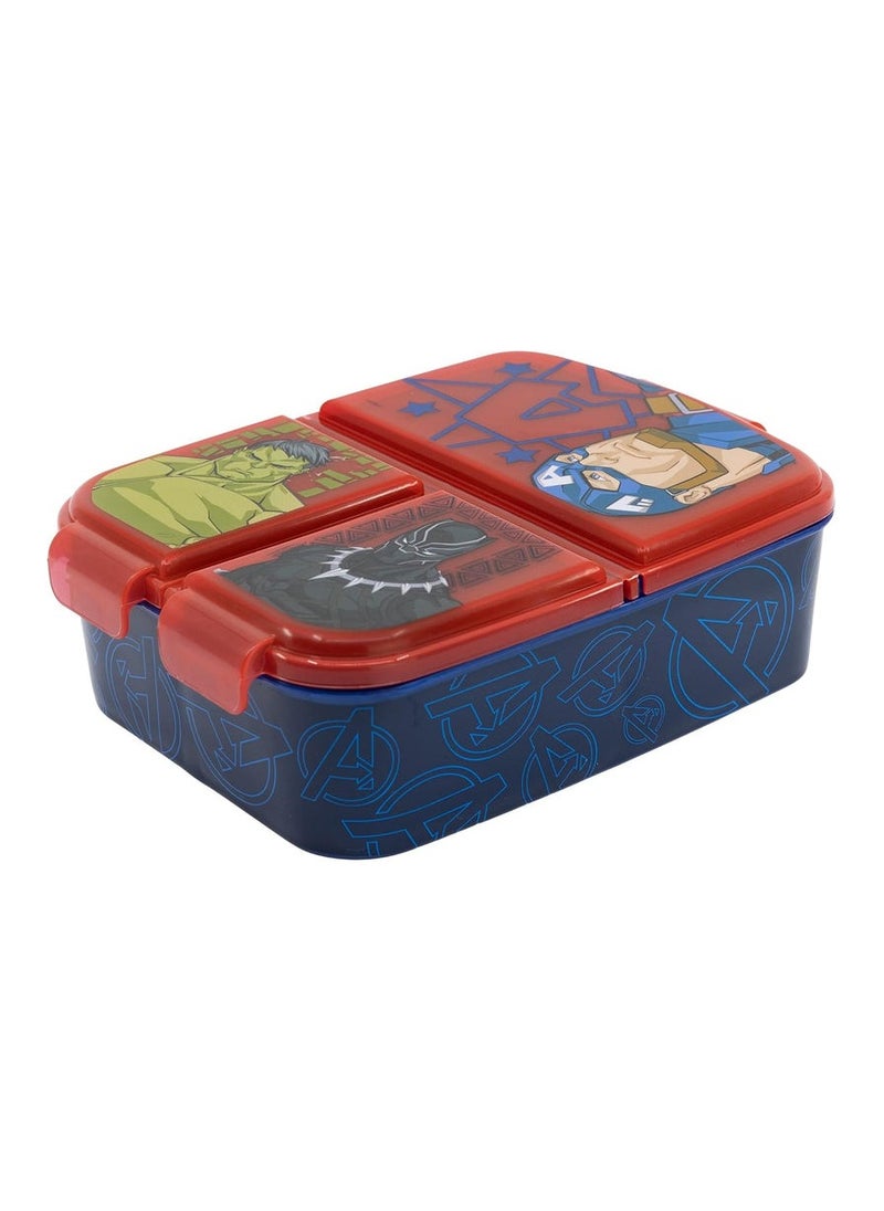 STOR STOR Multi Compartment Snack Box Avengers Invincible Force 16.3cm X 12.6cm X 6cm  - Image 1