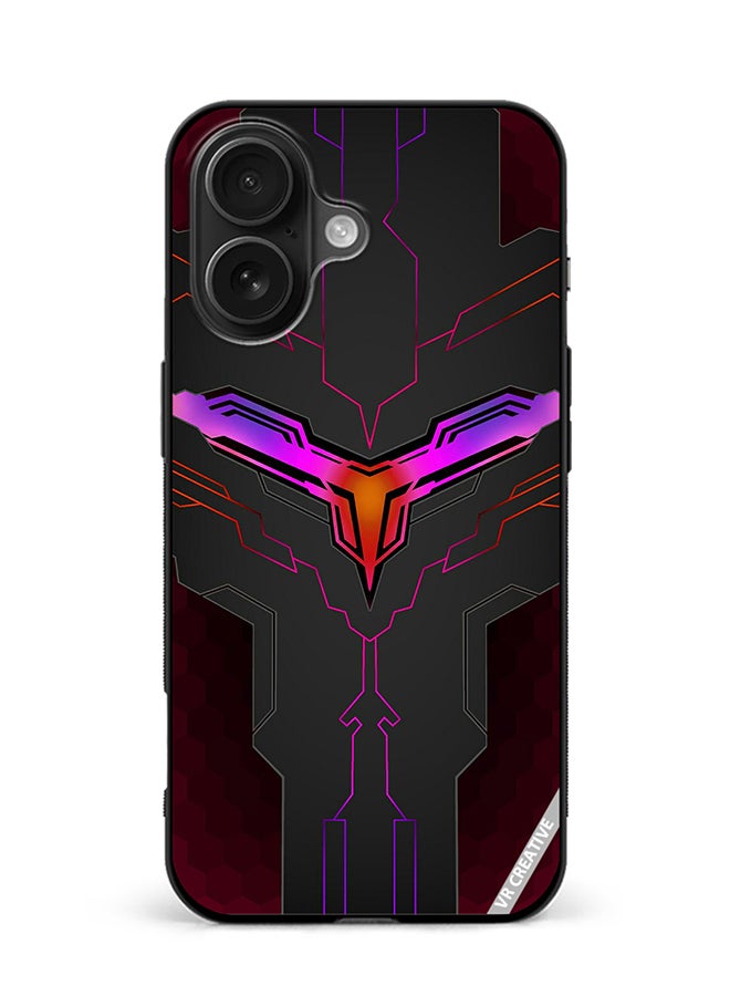 VR CREATIVE Protective Case Cover For Apple iPhone 16 Plus Gaming Ax Design Multicolour