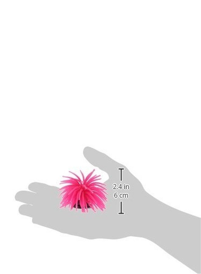 Mallofusa Artificial Aquarium Fish Tank Decoration Silicone Sea Anemone Artificial Fish Tank Ornament Decoration Small (Pink) - Image 2