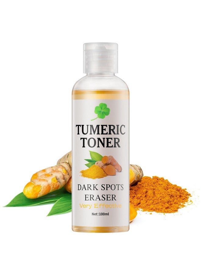 YAFUSIPE Toner for Dark Spots Turmeric Dark Spot Corrector Toner, Facial Toner for Acne Prone Skin, Dark Spot Remover for Face Hydrating Face Toner for Women, Moisturizing Toner Face for Dry Oily Skin- 4OZ - Image 1