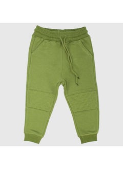 Our kids GREEN FLEECED SWEATPANTS  - Image 1