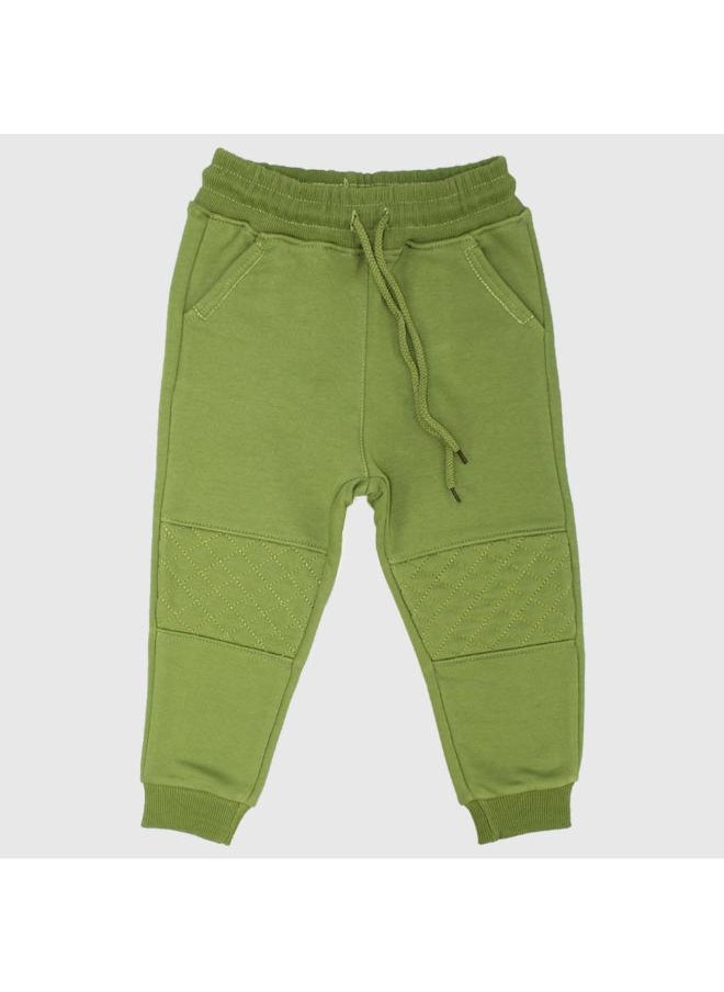Our kids GREEN FLEECED SWEATPANTS  - Image 1