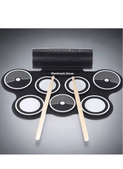 Generic Portable Foldable Silicone Electronic Drum Pad Kit  - Image 1