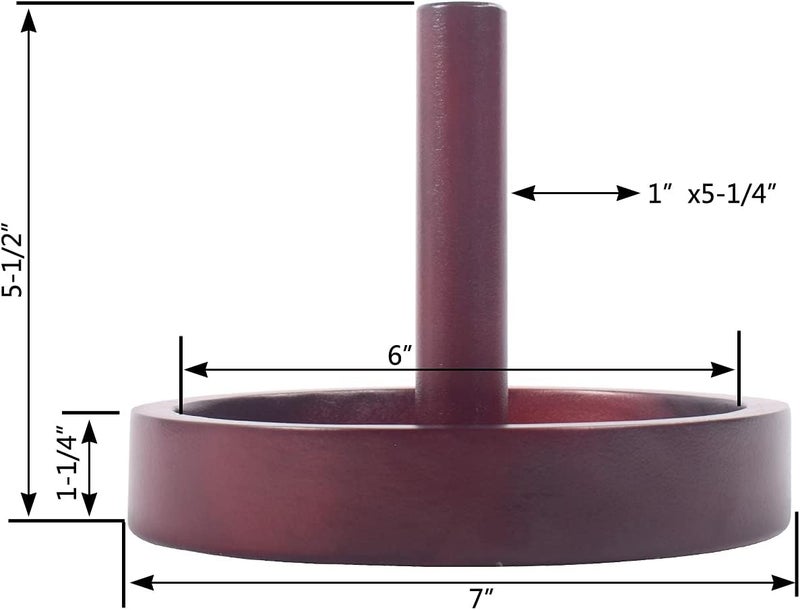 GAMESUN Billiard Cone Talc Bowl Wood Cone Talc Bowl Cone Chalk Holder for Pool/Billiards Table - Image 3