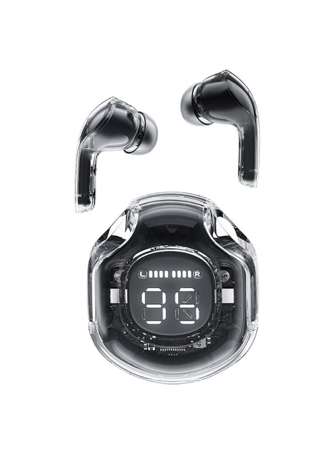 ACEFAST Wireless  Open Ear Earbuds with Rich Bass, 32H Playtime Earbuds, Bluetooth 5.4 Sports Headphones with Charging Case, IP54 Waterproof for Running, Cycling, Walking, Workout - Black - Image 1