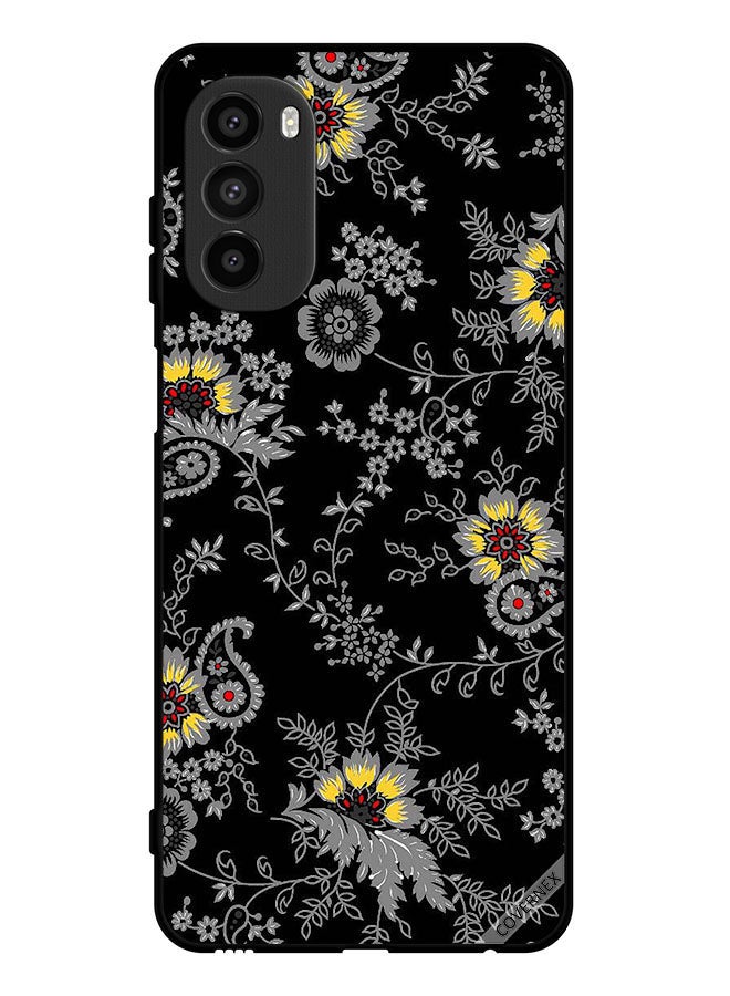 Covernex Protective Case Cover For Motorola Moto G52 Artistic Flower Wallpaper - Image 1