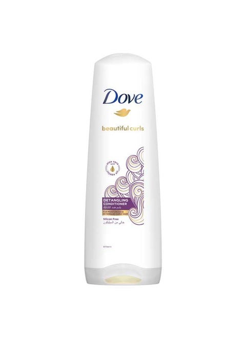 Dove Beautiful Curls Conditioner, Silicon Free, infused with Aloe Vera & Jojoba Oil, to moisture, detangle and hydrate your curls 350ml