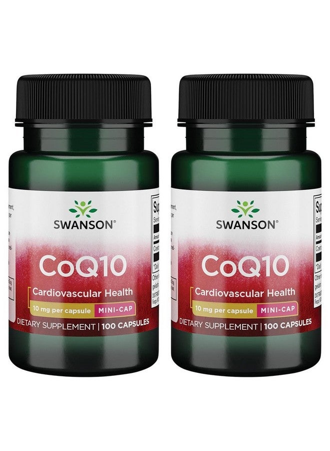 Swanson Coq10 - Mini Cap 10 mg 100 Caps (2 Pack)