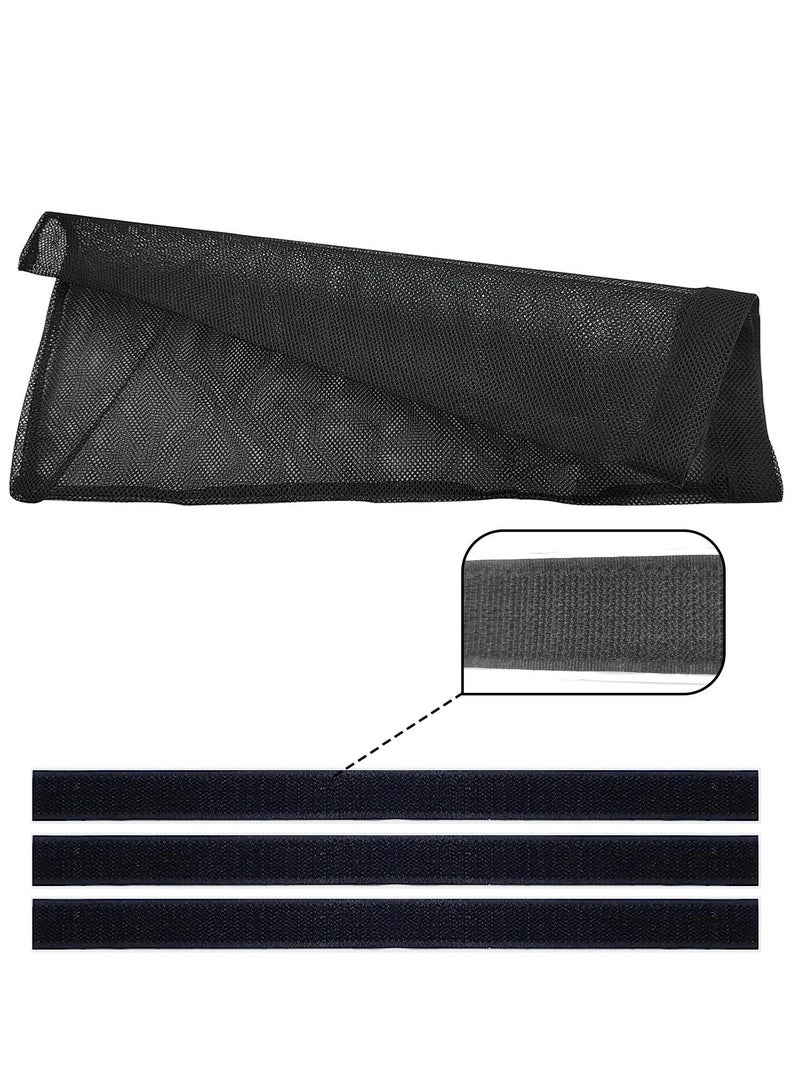 شو وو Dryer Vent Lint Bags, 3 Pack Traps Dust Bag, for Outdoor Vents Capturing and Dust, Exterior Trap Cover Outside House (Black) - Image 2
