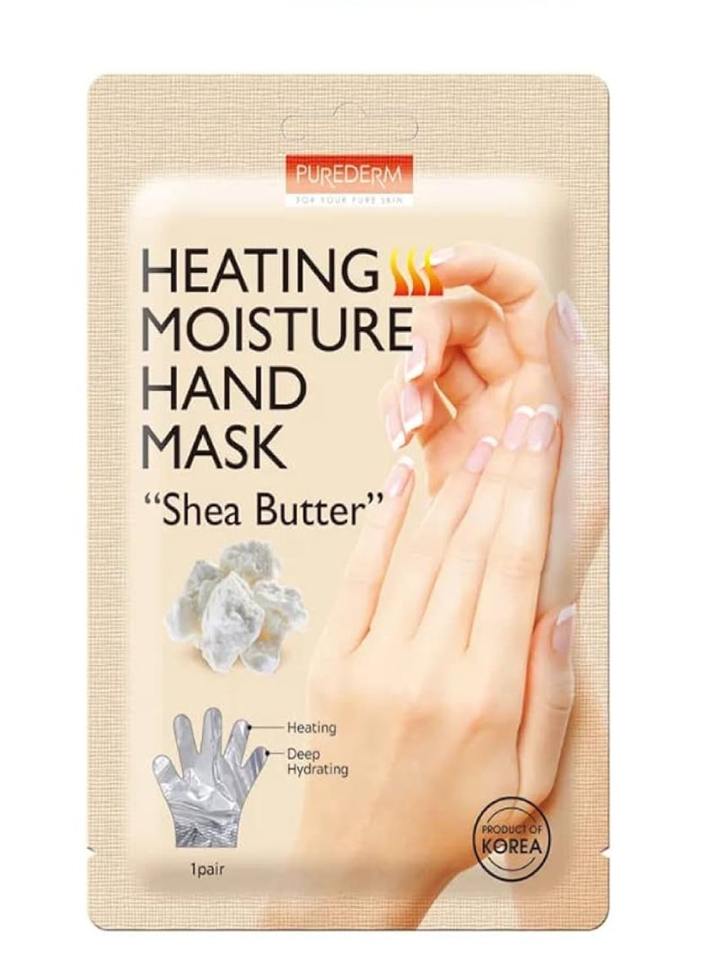 PUREDERM HEATING MOISTURE HAND MASK SHEA BUTTER ADS 737