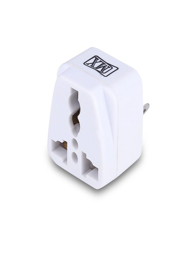 MX India to Australia/China/New Zealand Type I Travel Plug Adapter - Universal 100‑240 V Input Socket, Pack of 1 - Image 1