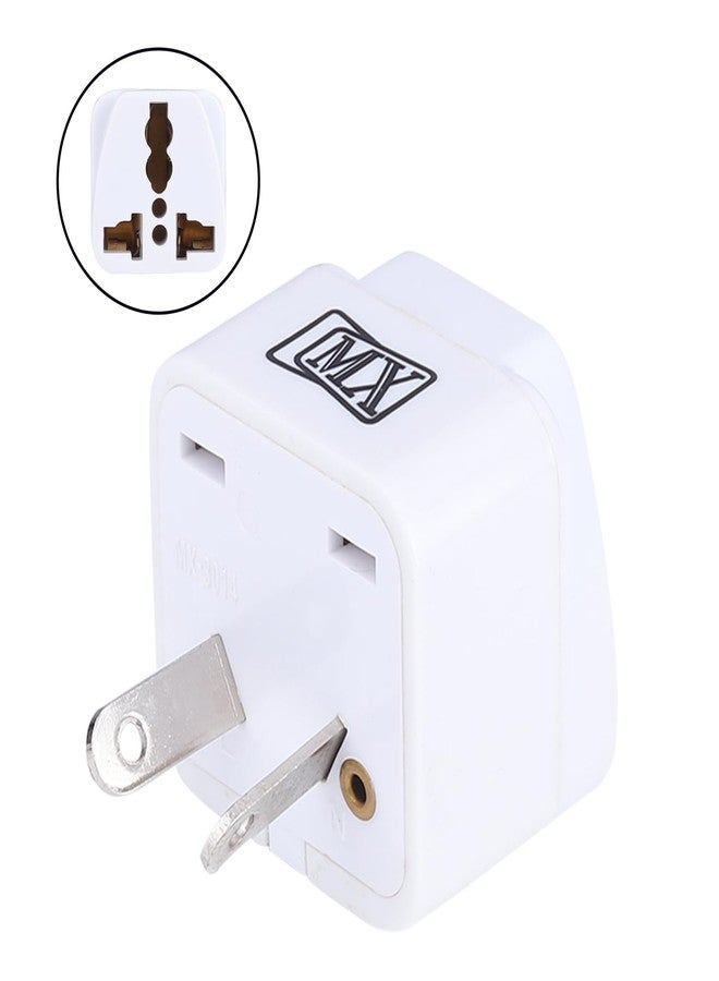 MX India to Australia/China/New Zealand Type I Travel Plug Adapter - Universal 100‑240 V Input Socket, Pack of 1 - Image 2