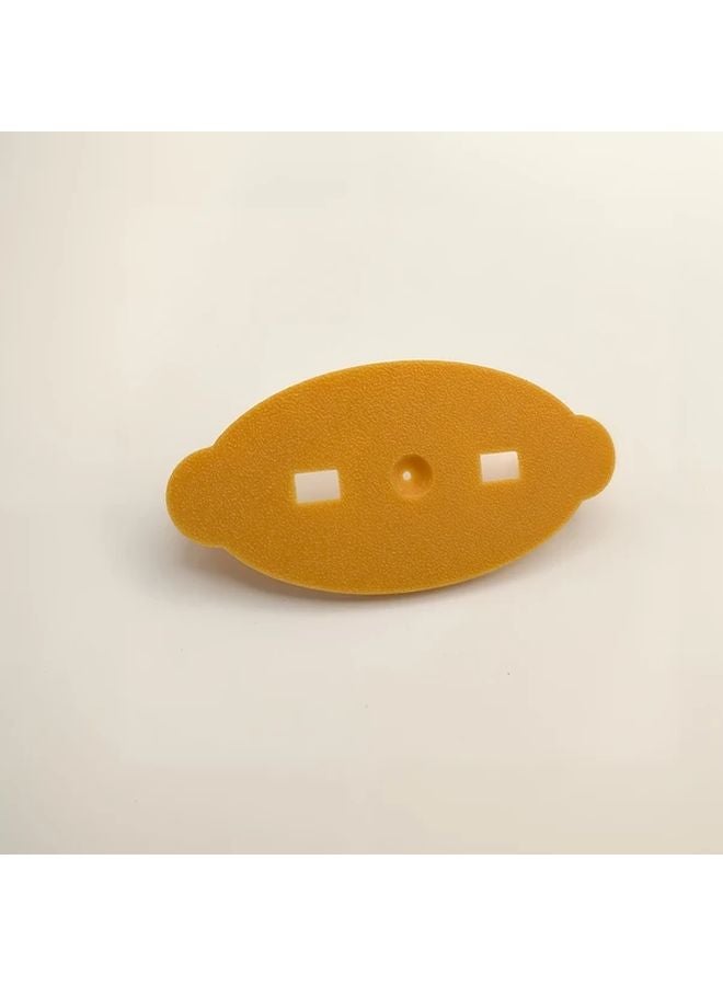 Orange Plastic Centering Marking Tool Rotatable Precision Woodworking Scribe Line Locator - Image 1